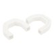 thumbnail image 2 of 2x Fundas de silicona para ganchos de remolque Accesorios automotrices Pieza de coche Fácil de instalar Remolque Blanco, 2 of 9