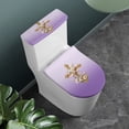 thumbnail image 2 of HELLHERO Toilet Seat Lid Cover Set 2 Pack Fashion for Modern Bathrooms, Universal, Floral Elegance, 2 of 8