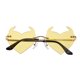 thumbnail image 2 of KAKOWELY Gafas de sol de moda sin montura para fiestas, con forma de corazón, para mujeres y hombres., 2 of 5