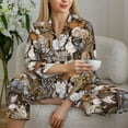 thumbnail image 6 of Haiem Cut Cats Pattern Women’s Long-sleeve Sleepwear,Sleepwear Set,2-piece Loungewear Set,Soft PJs Comfy Nightwear with Pockets-, 6 of 7