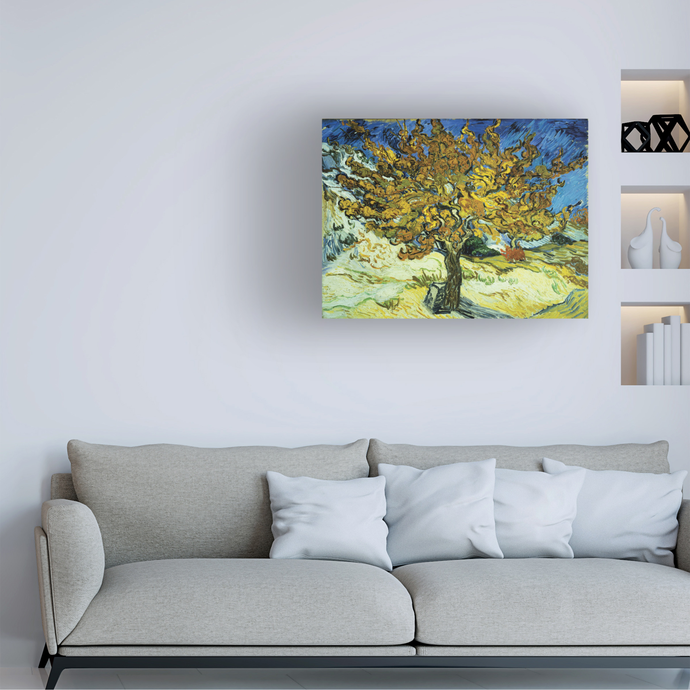 Vincent van Gogh 'The Mulberry Tree' Canvas Art