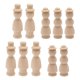 thumbnail image 5 of 10/20 Piezas de Sin Terminar, Cuerpos de con Clavijas, Formas , Arte Artesanal, Juguete ños UNA perfecl Muñeca de clavija de madera natural, 5 of 8