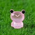 thumbnail image 6 of Clearance Under $10 Desktop Ornament, 20pcs Resin Frogs Figurines Miniature Frog Figurines Garden Tiny Luminous Frogs Ornaments, 6 of 7