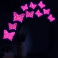 thumbnail image 5 of Hometravel Glows in the Dark Pink Butterflies, Luminous Stickers for Door Window Decor, Self Adhesive Wall Decals for Room and Home Decoration, 5 of 7