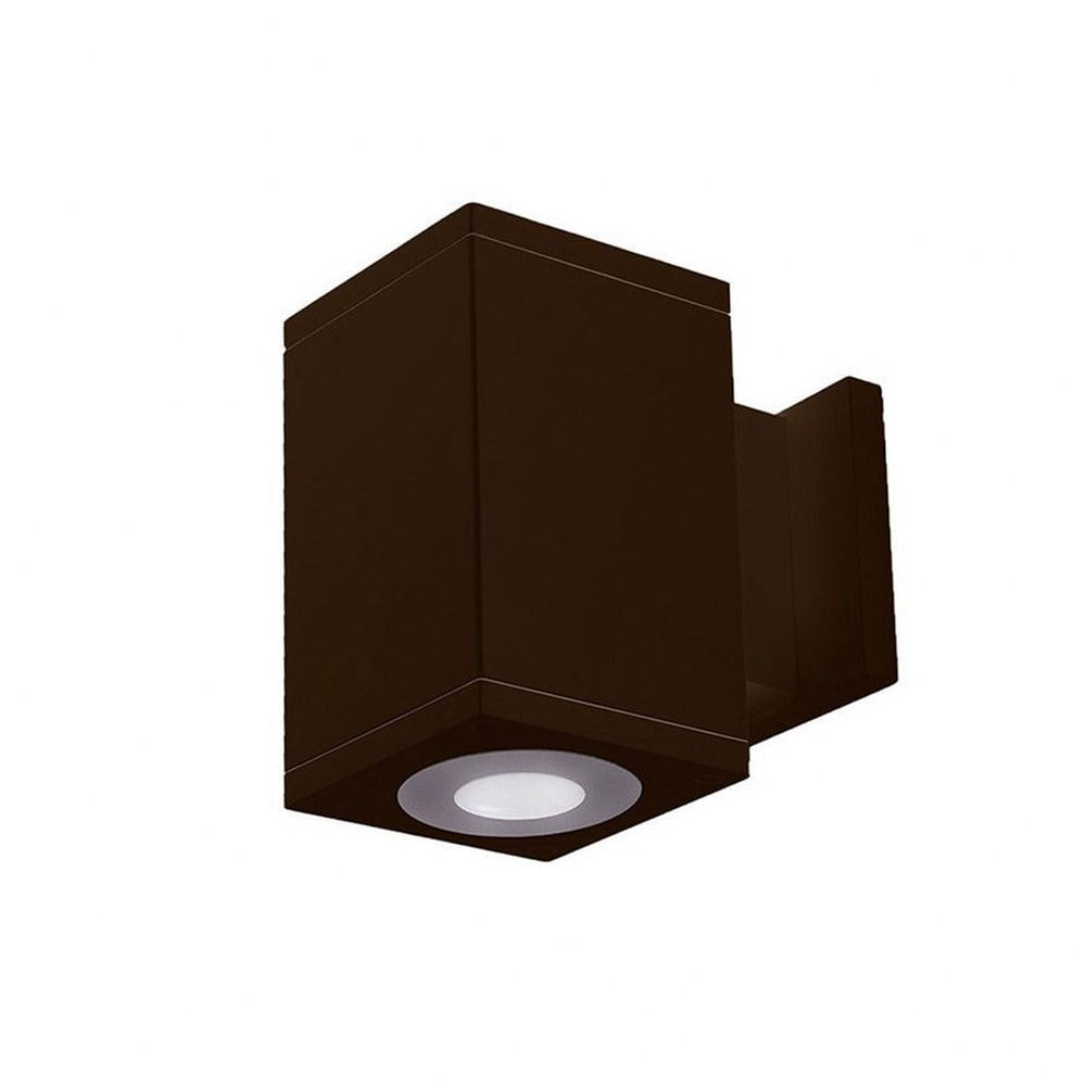 Wac Lighting Dc-Ws05-Ub Cube Architectural 1 Light 7 Tall Led Outdoor Wall Sconce -