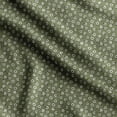 thumbnail image 1 of Soimoi Floral Print, Silk Fabric, Decor Sewing Fabric by The Yard 42 Inch Wide,Decorative Fabric for Shirts Suits Ties, Olive Green, 1 of 5