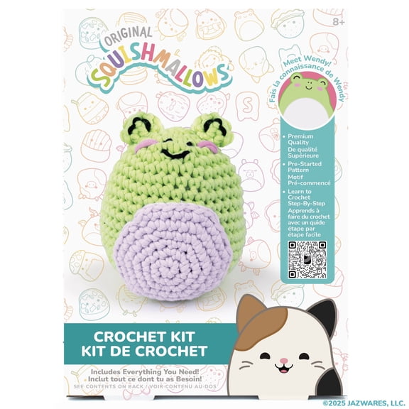 Original Squishmallows™ Wendy the Frog Crochet Kit