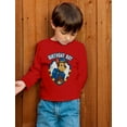 thumbnail image 4 of Official Paw Patrol Chase Birthday Boy Shirt Toddler Kids Long sleeve T-Shirt 2T Red, 4 of 5