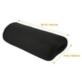 thumbnail image 2 of WRITWAA 1Pcs Coussin Repose-Pieds Ergonomique en Polyester Noir pour Bureau et Maison, 2 of 7