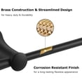 thumbnail image 4 of PARLOS Matte Black Toilet Paper Holder, Wall Mounted Tissue Roll Hanger for Bathroom & Kitchen, 4 of 8