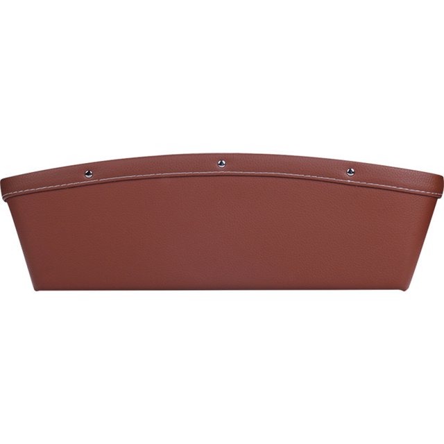 CARTTOU Multifunctional Car Slot Box Car Seat Slot Storage Box Car Leather Glove Box Mobile Phone Storage Box