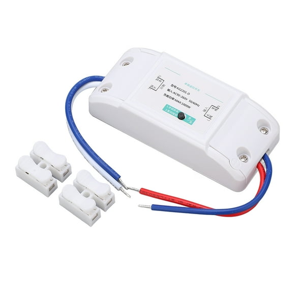 Interruptor de Luz Inalámbrico de Luz Control de Radiofrecuencia Señal Estable Botón de Pared Duradero Para El Hogar