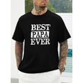 thumbnail image 1 of Graphic - Camiseta para hombre, color negro, pequeñaMen's Summer T-Shirt with Geometric Print - Casual, Stretchy Polyester Blend, Machine Washable, Round Neck Tee For Adult, Men, Women, Teen, Teenag, 1 of 7