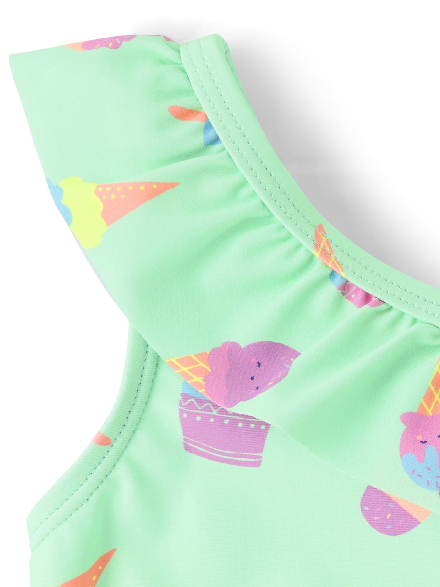 The Children's Place Baby & Toddler Girls Sleeveless One Shoulder One Piece Swimsuit, Sizes 6M-5T
