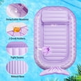 thumbnail image 4 of Tumbona hinchable de bronceado HeySplash para adultos, color morado, 4 of 7