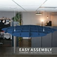 thumbnail image 2 of VIVO Navy Blue Acoustic Ceiling Waffle Panel, 2 of 8