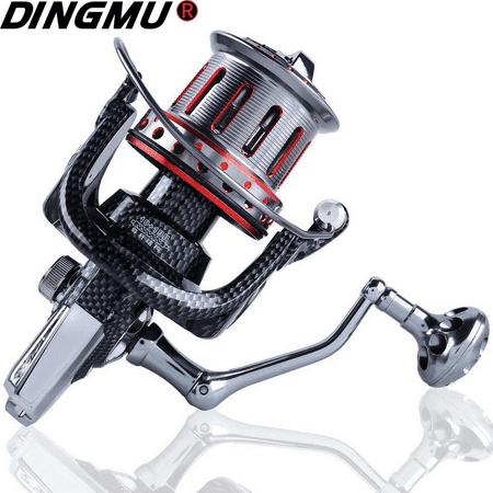 New All Metal High Quality Fishing Reel 8000-1200010+1 Ball Bearings Drag12-18kg Pesca Carp Spinning Reels Molinete Peche En Mer