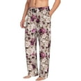 thumbnail image 2 of Xecao Rose Flowers Men's Straight Lounge Pajama Pants: The Ultimate in Comfortable Sleepwear, 2 of 9