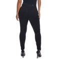 thumbnail image 2 of Dollhouse Juniors’ Curvy-Fit High-Rise Skinny Jeans, Black, 5, 2 of 2