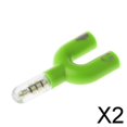 thumbnail image 1 of Paquete de 2 adaptadores divisores de cable auxiliar de audio de 3,5 mm Hugo, 1 of 7