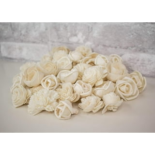 Clean Ivory Petal Collection DIY Ivory Wood Flower Bouquet Kit Sola Wood  Flower Bouquet Customizable 