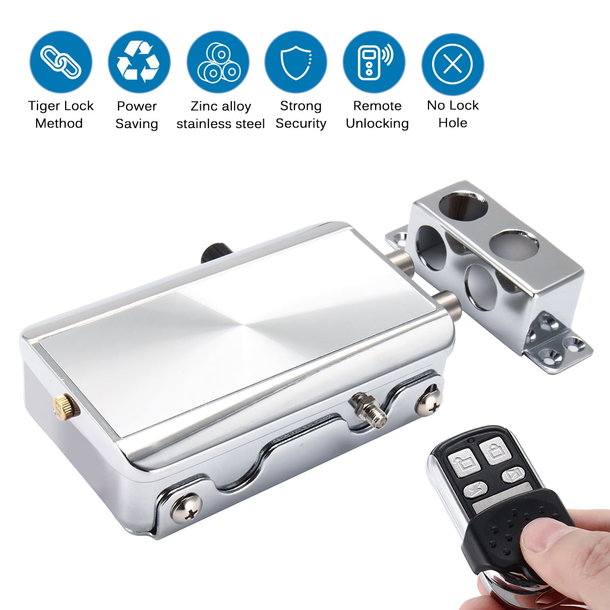 Electronic Intelligent Door Lock Kit,Smart Wireless Antitheft Home