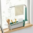 Kitchen Drain Rack For Sink Vanity Telescopic Rack Drain Filter Drain