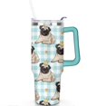 thumbnail image 2 of 40oz Dog Mom Tumbler - Leakproof Travel Coffee Mug with Handle - Cute Puppy Gift for Women Who Love Dogs - Double Wall Stainless, 2 of 7