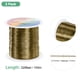 thumbnail image 3 of 2 rollos de alambre para joyería de 0.3 mm, calibre 28, 328 pies de alambre de cobre para hacer joyas/plantar/tejer/manualidades, alambres de metal suave [100M, tono bronce], 3 of 7