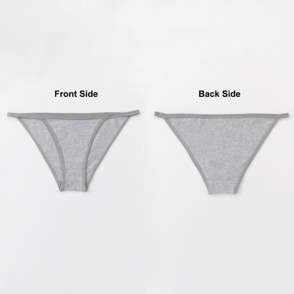 3 Pack Cotton Underwear for Women, Breathable Soft Stretch Hipster high cut  Cheeky String Bikini Panties 