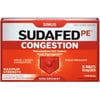 SUDAFED PE Congestion Tablets 18 ea (Pack of 4)