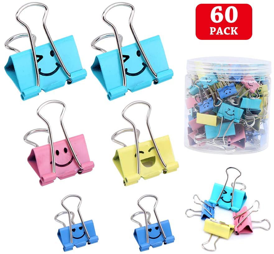 Random Colors 20 Pieces Cute Heart Shaped and Small Sizes Paperclips Mini Plastic Binder Clips Notes Letter Paper Clip Office Supplies Love Photo Clamps for Stationery Store Office Supplies 