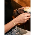 thumbnail image 4 of KeyStyle Adjustable Heart Bangle Bracelet for Women 14K Gold Plated Christmas Birthday Anniversary Gifts for Wife Mom Friend, 4 of 11