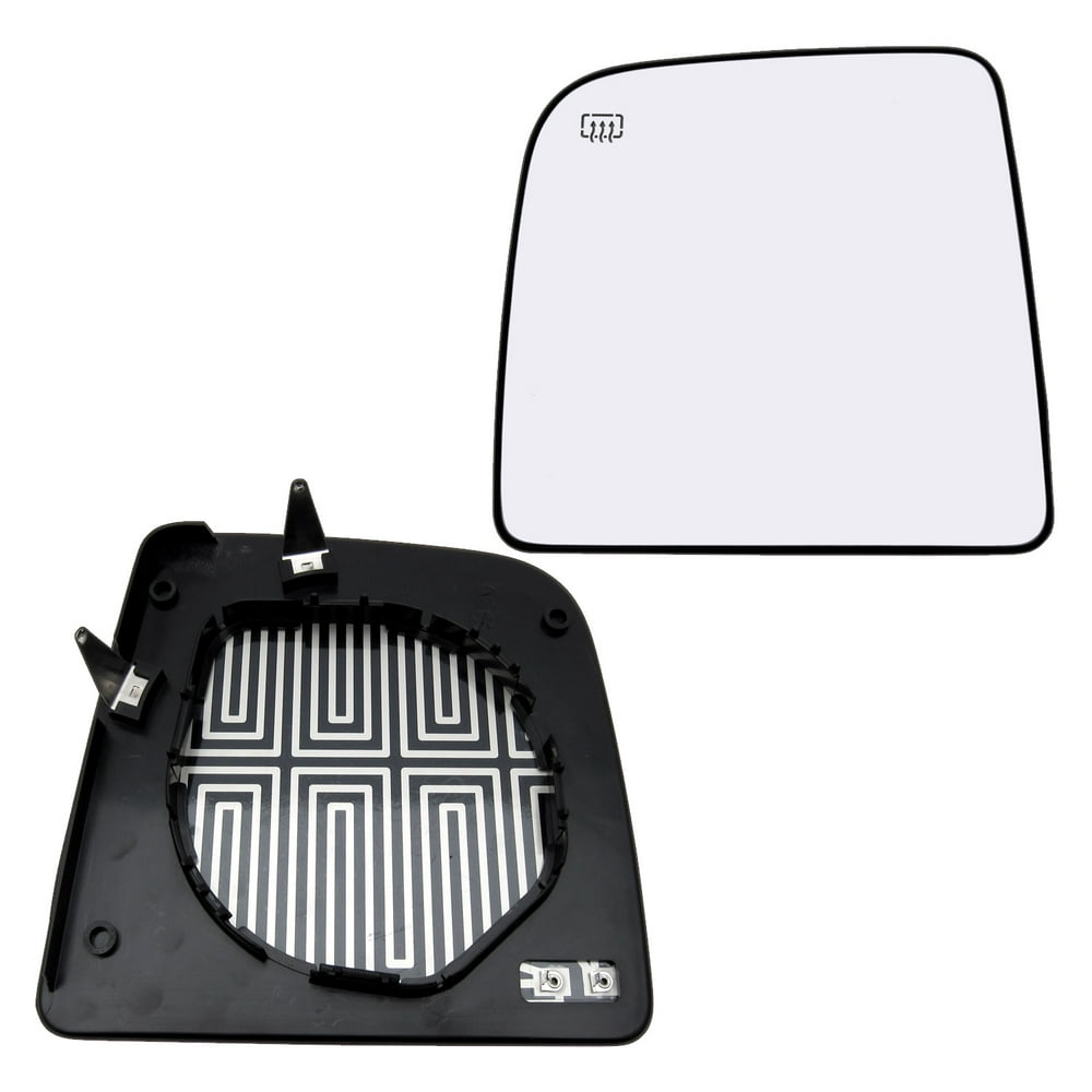New Replacement Driver Side Mirror Heated Glass With Backing For Motor Mount Fits 20042015