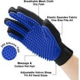 Pet Hair Remover Glove for Gentle Pet Grooming and Deshedding of Cats
