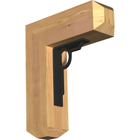 

3 1/2 W x 13 1/2 D x 16 H Maria Craftsman Ironcrest Smooth Bracket Western Red Cedar (1 1/2 W x 5 1/2 D x 8 H Iron Bracket)