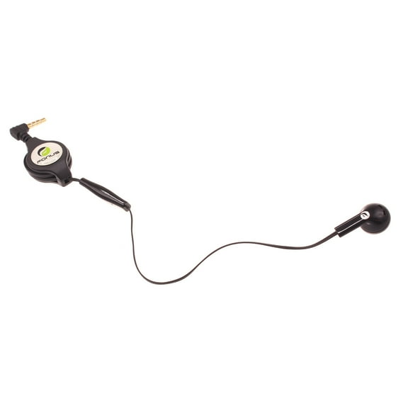 Headphone Retractable Mono Earphone for OnePlus Nord N100/N10 5G Phones - 3.5mm w Mic Headset Handsfree Earbud Earpiece Microphone P5Z Compatible With OnePlus Nord N100/N10 5G