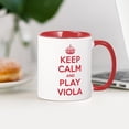 thumbnail image 3 of CafePress - Keep Calm Play Viola Mug - 11 oz Ceramic Mug - Novelty Coffee Tea Cup, 3 of 4