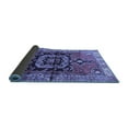 thumbnail image 2 of Ahgly Company Indoor Square Persian Blue Traditional Area Rugs, 3' Square, 2 of 4