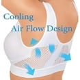 thumbnail image 5 of Breathable Cool Liftup Air Bra, 2024 New Upgrade Full Support Sports Bra Large Size Lift Up Air Bra for Women, 5 of 7
