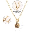 thumbnail image 7 of Lsnesstla Aquarius Necklace Paperclip Toggle Pendant for Women Constellation Zodiac Sign Necklace Astrology Horoscope Aquarius Jewelry Birthday Christmas Gift for Women, 7 of 7