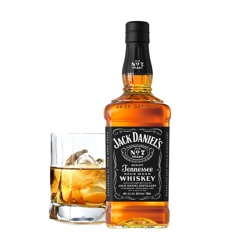Jack Daniel's Old No. 7 Tennessee Whiskey, 750 ml Bottle, 80 Jack Daniel's Old No. 7 Tennessee Whiskey, 750 ml Bottle, 80
