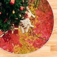 thumbnail image 5 of FMSHPON Autumn Xmas Christmas Tree Skirt Stand Mat for Holiday Party Decoration Indoor Outdoor 36 inches, 5 of 6