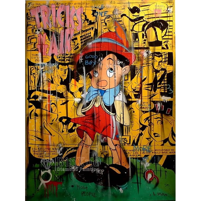 Disney-Kit de pintura de diamantes de polvo de hadas del Pato Donald, grafiti, tesoro de dinero, mosaico hecho a mano, regalo artístico