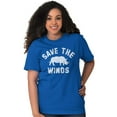 thumbnail image 4 of Save the Winos Rhinoceros Wine Lover Women's Graphic T Shirt Tees Brisco Brands S, 4 of 6