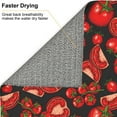 thumbnail image 6 of Honeii Tomato for Dish Drying Mat for Kitchen Counter, Non-slip Rubber Backed, Hide Stain Kitchen Super Absorbent Draining Mat, Dish Rack Pad, 6 of 8