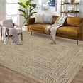 thumbnail image 1 of 8x10 Area Rug, Washable Carpets Living Room Carpet - Machine Washable Area Rugs with Anti-Slip TPR Back Stain-Resistant Carpets Pet-Friendly Natural, 1 of 6