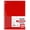 Red, variant on Notebook, single subject, graph paper, 7 1/2" x 10 1/2", 100 sheets