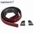 thumbnail image 2 of 5D Rubber Tail Spoiler DIY Refit Spoiler 1.5M 3.5CM Car-Styling Exterior Rear Spoiler Kit Trunk Rear Roof Lip Spoiler, 2 of 7