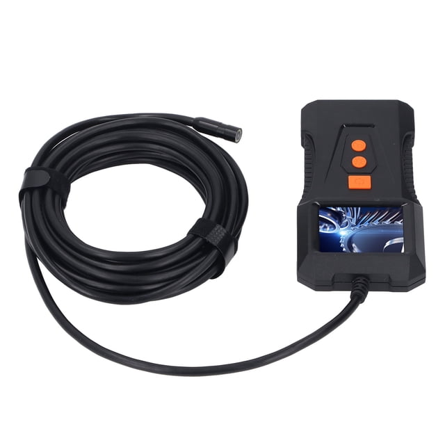 Industrial Endoscope Borescope Camera, Portable Industrial Endoscope Accurate 2in Screen Clear Images for Car